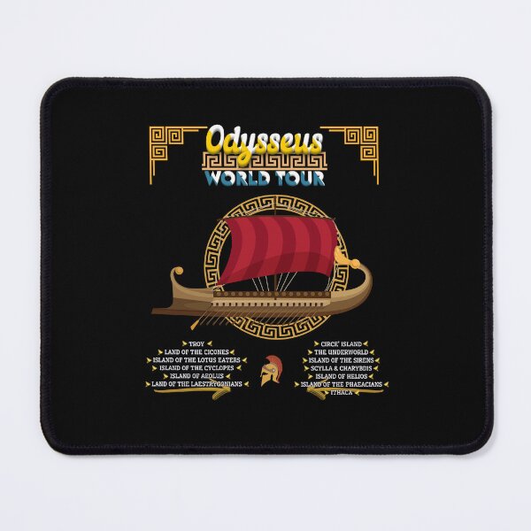 Item preview, Odysseus World Tour Ancient Greece Mythology Funny Greece History designed and sold by DarkRelicStudio.