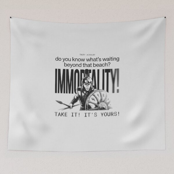 Item preview, Immortality! - Achilles Quote Troy Film designed and sold by Enea Kelo.