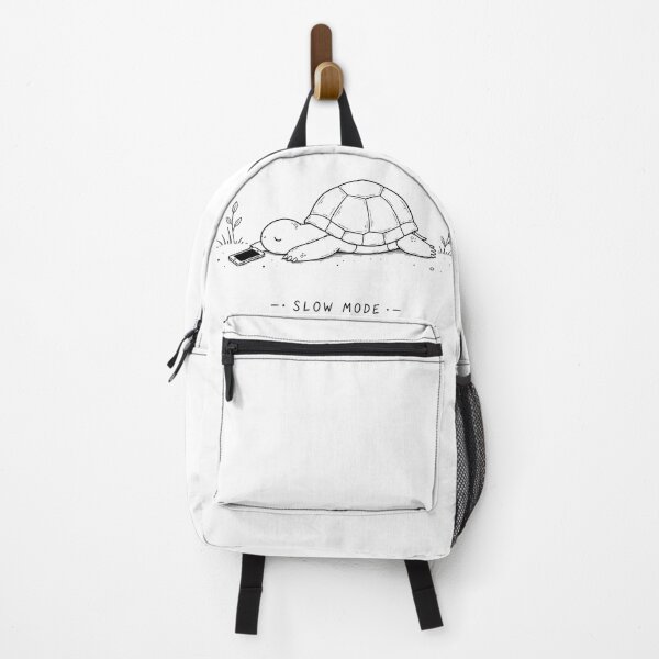 Item preview, Slow Mode Turtle | Minimalist Digital Detox Illustration designed and sold by PULSE STREETWEAR.