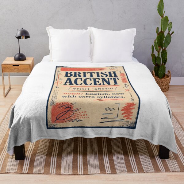 Item preview, Funny British Accent English Language Humor designed and sold by AMICO77.