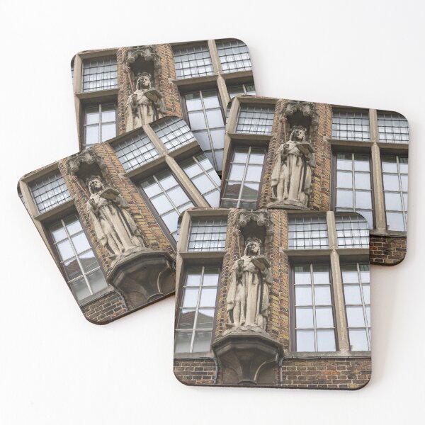 Item preview, Bruges, Belgium - Statue of St. Lodewijk on Dweersstraat designed and sold by jrtwynam.