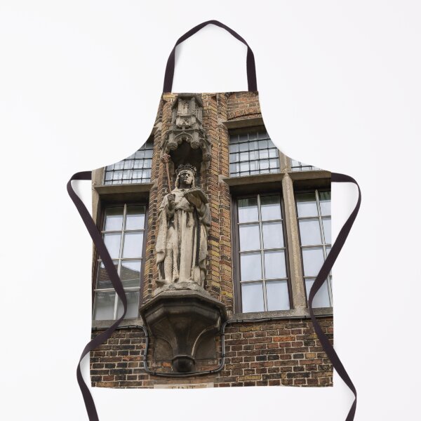 Item preview, Bruges, Belgium - Statue of St. Lodewijk on Dweersstraat designed and sold by jrtwynam.