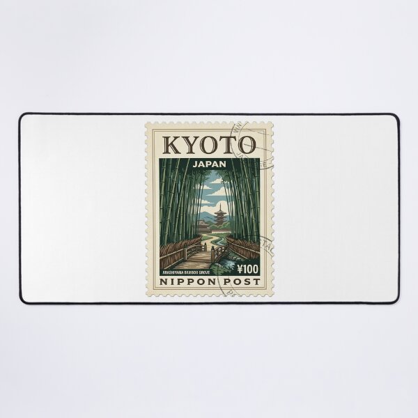Item preview, Arashiyama Bamboo Grove Kyoto Japan Travel Stamp designed and sold by k3rstman1.