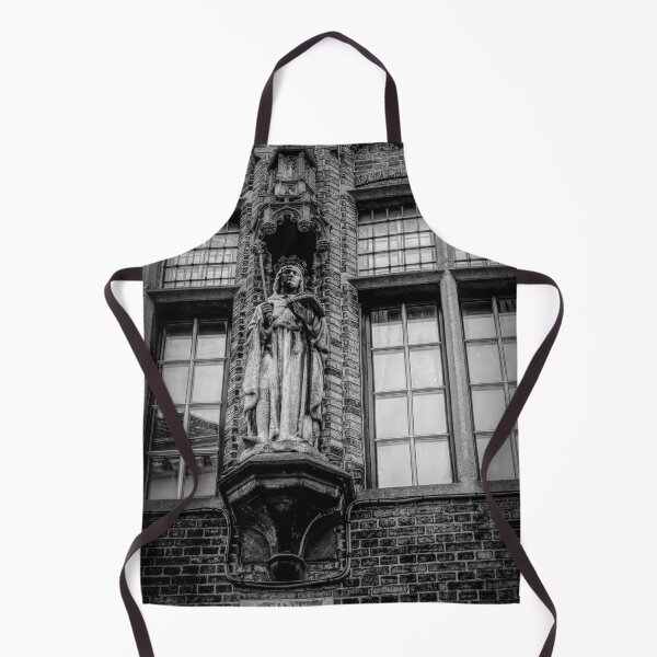 Item preview, Bruges, Belgium - Statue of St. Lodewijk on Dweersstraat in Black and White designed and sold by jrtwynam.
