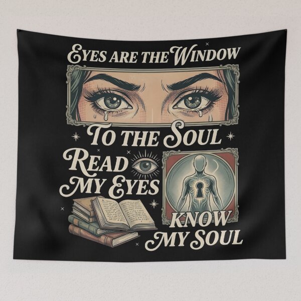 Item preview, Eyes Are The Window To The Soul Vintage Comic Aesthetic designed and sold by MAGICKEY2024.