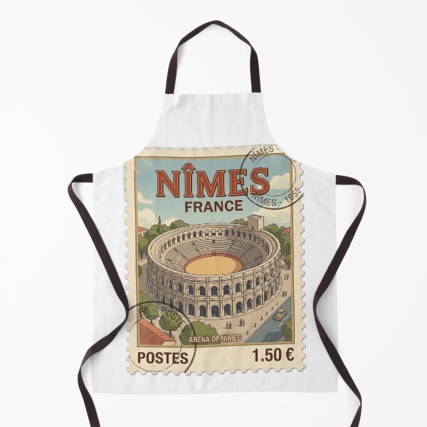 Item preview, Arena of Nimes France Roman Amphitheater Travel Stamp designed and sold by k3rstman1.