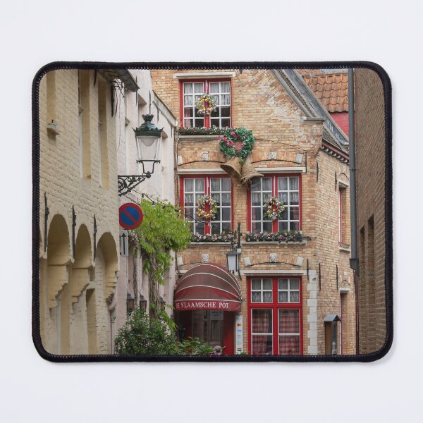 Item preview, Bruges, Belgium - Charming Cafe on Helmstraat designed and sold by jrtwynam.