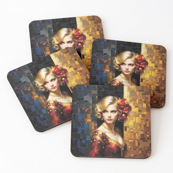 Item preview, The beauty of the 1920s Blonde haired beauty 1 designed and sold by Lucia Amaris Art.