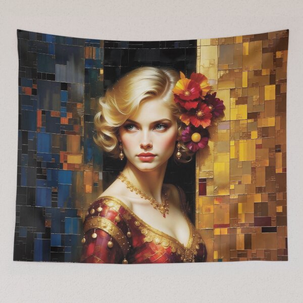 Item preview, The beauty of the 1920s Blonde haired beauty 1 designed and sold by Lucia Amaris Art.