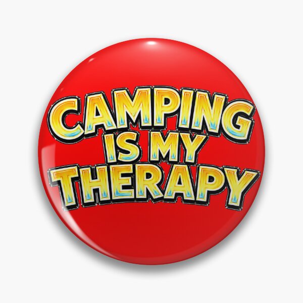 Item preview, Camping Is My Therapy – Hand Drawn Childlike Typography designed and sold by Mac Sketches.