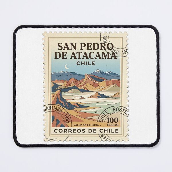 Item preview, Vintage Atacama Desert Moon Valley Travel Stamp designed and sold by k3rstman1.
