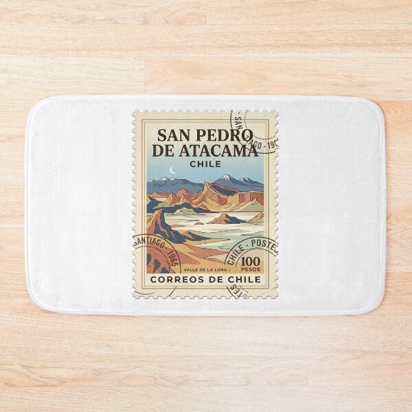 Item preview, Vintage Atacama Desert Moon Valley Travel Stamp designed and sold by k3rstman1.