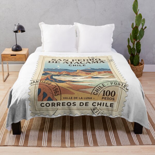 Item preview, Vintage Atacama Desert Moon Valley Travel Stamp designed and sold by k3rstman1.