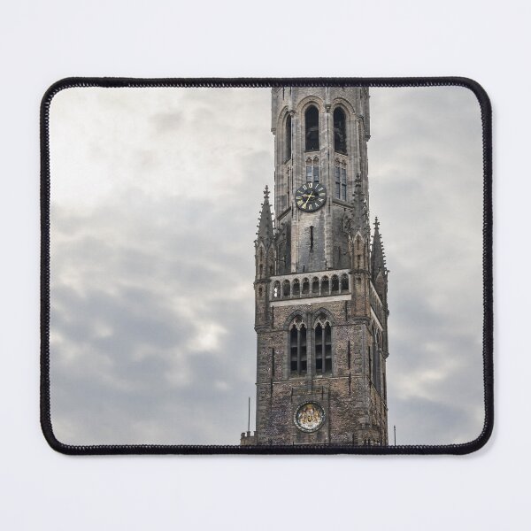 Item preview, Bruges, Belgium - Belfry Tower Under Cloudy Skies designed and sold by jrtwynam.