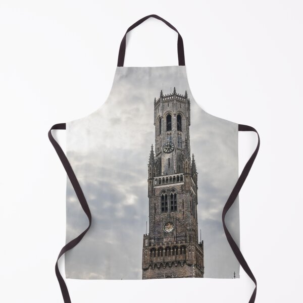 Item preview, Bruges, Belgium - Belfry Tower Under Cloudy Skies designed and sold by jrtwynam.