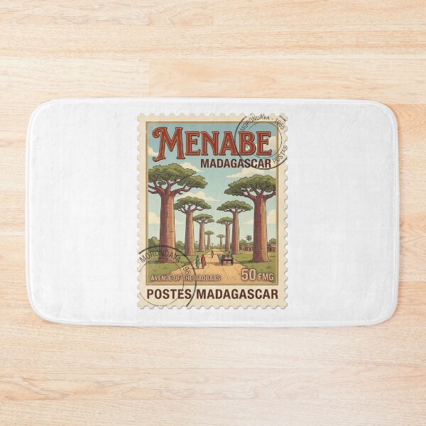 Item preview, Vintage Madagascar Avenue of the Baobabs Travel Stamp designed and sold by k3rstman1.