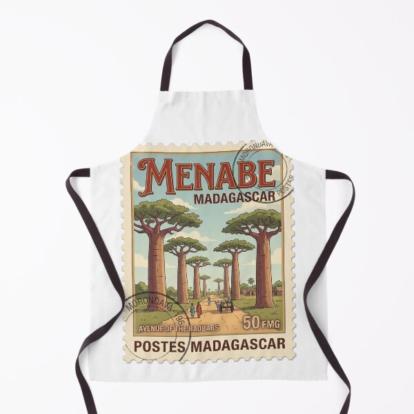 Item preview, Vintage Madagascar Avenue of the Baobabs Travel Stamp designed and sold by k3rstman1.