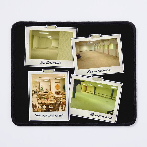 Item preview, The Backrooms Recovered Polaroids Collage designed and sold by simdragonart.