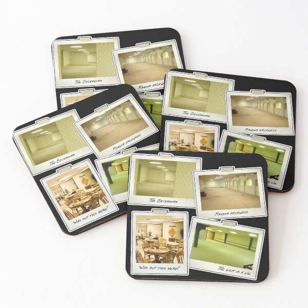 Item preview, The Backrooms Recovered Polaroids Collage designed and sold by simdragonart.