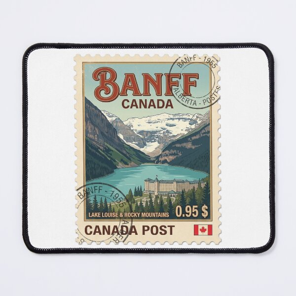 Item preview, Vintage Banff Canada Lake Louise Travel Stamp designed and sold by k3rstman1.
