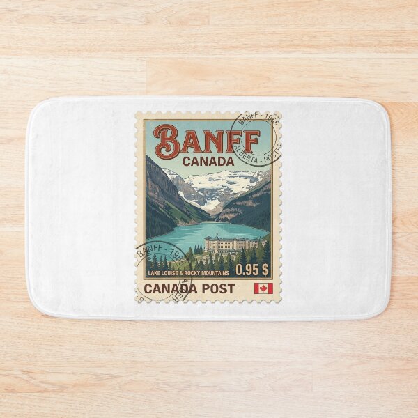 Item preview, Vintage Banff Canada Lake Louise Travel Stamp designed and sold by k3rstman1.