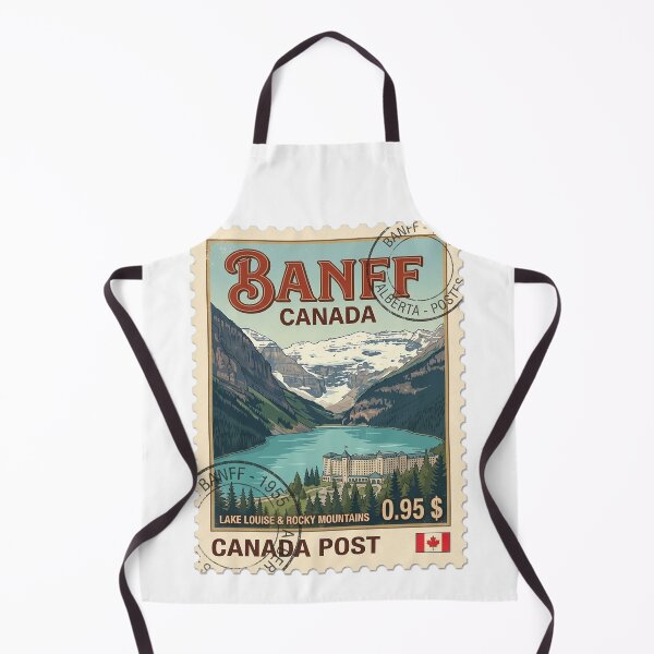 Item preview, Vintage Banff Canada Lake Louise Travel Stamp designed and sold by k3rstman1.