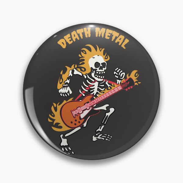 Item preview, Rock and Roll Skull Playing Guitar Illustration designed and sold by beboplab.