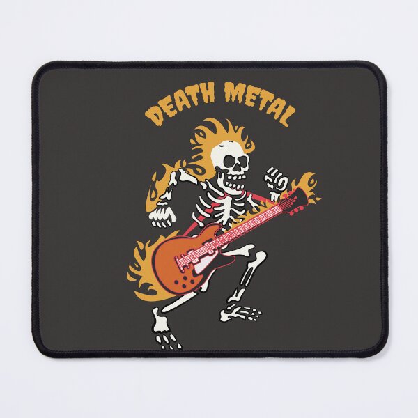Item preview, Rock and Roll Skull Playing Guitar Illustration designed and sold by beboplab.