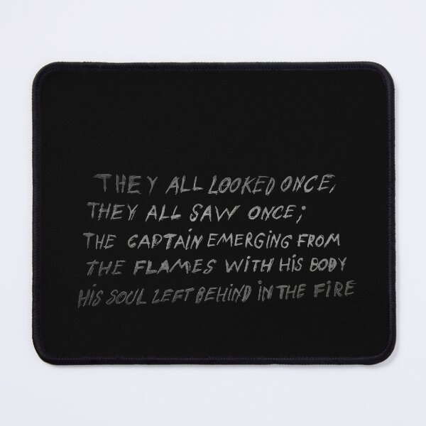 Item preview, Soul Left Behind in the Fire - Gothic Typography Dark Poetry Quote designed and sold by Xriti06.