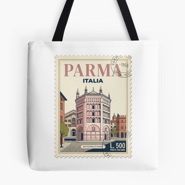 Item preview, Parma Italy Baptistery Vintage Travel Stamp designed and sold by k3rstman1.