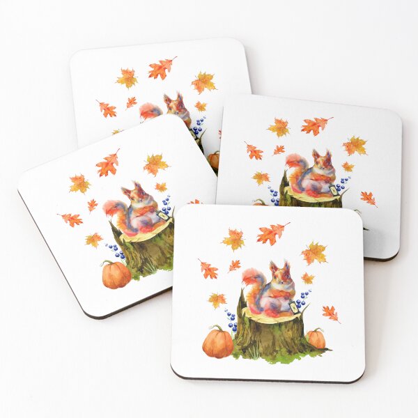 Item preview, Fall Squirrel designed and sold by ThinkingInPixel.