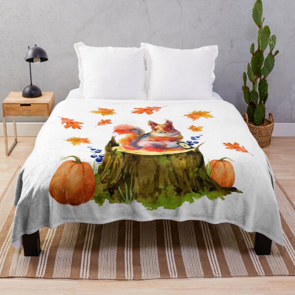 Item preview, Fall Squirrel designed and sold by ThinkingInPixel.