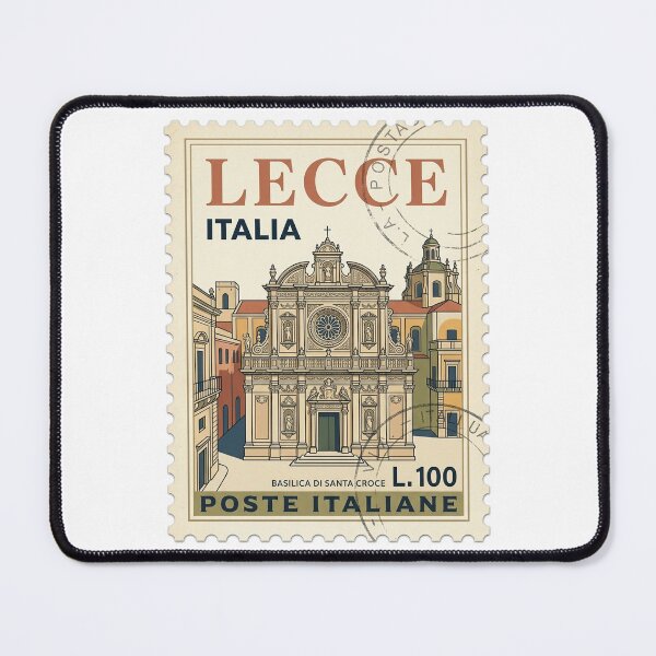 Item preview, Lecce Italy Baroque Church Vintage Travel Stamp designed and sold by k3rstman1.