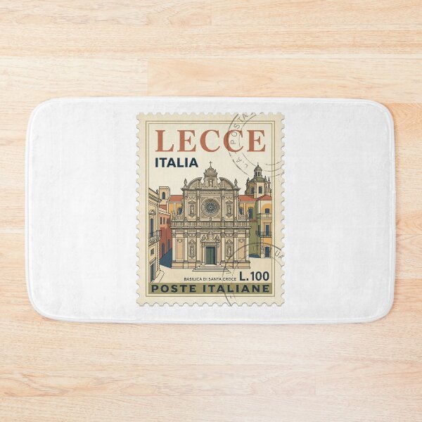 Item preview, Lecce Italy Baroque Church Vintage Travel Stamp designed and sold by k3rstman1.