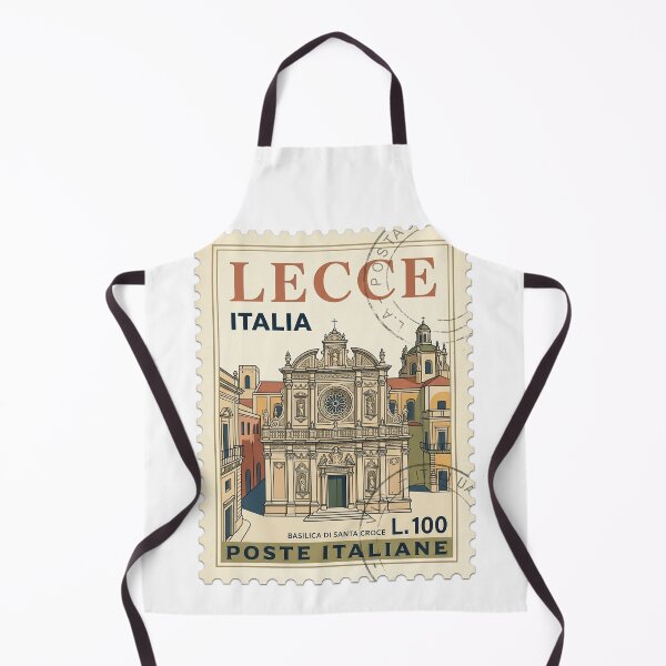 Item preview, Lecce Italy Baroque Church Vintage Travel Stamp designed and sold by k3rstman1.