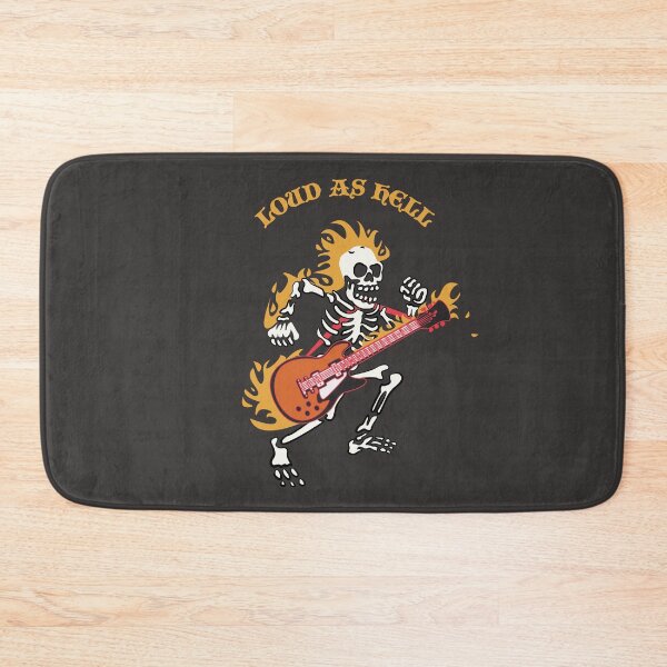 Item preview, Heavy Metal Skull Guitar Illustration designed and sold by beboplab.