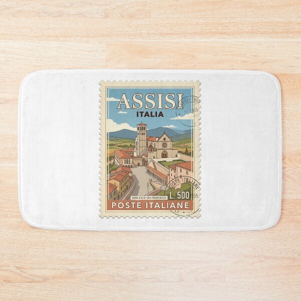 Item preview, Assisi Italy Basilica Saint Francis Travel Stamp designed and sold by k3rstman1.
