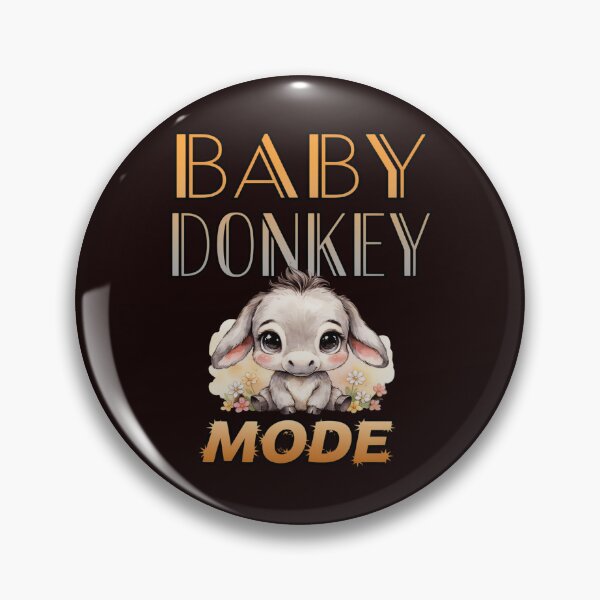 Item preview, Funny Animal Art Design Cute Baby Donkey Mode Activated  designed and sold by fantasticdesign.