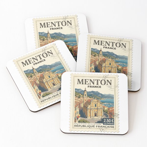 Item preview, Menton France Travel Stamp Saint Michel Archange designed and sold by k3rstman1.