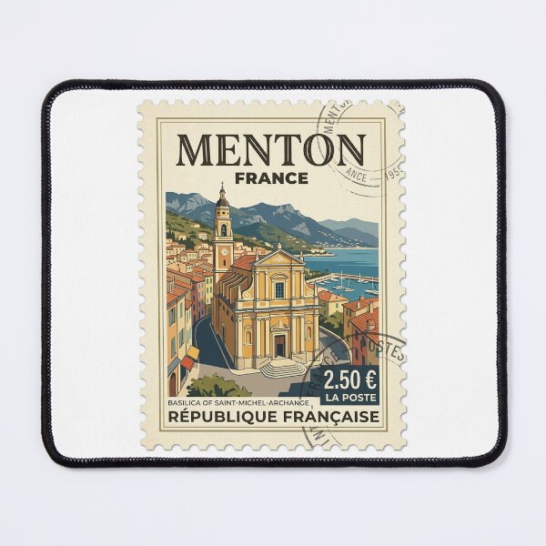 Item preview, Menton France Travel Stamp Saint Michel Archange designed and sold by k3rstman1.