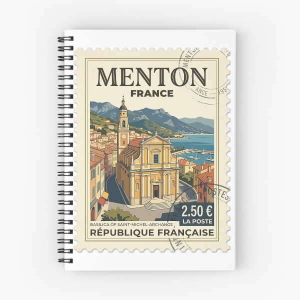 Item preview, Menton France Travel Stamp Saint Michel Archange designed and sold by k3rstman1.
