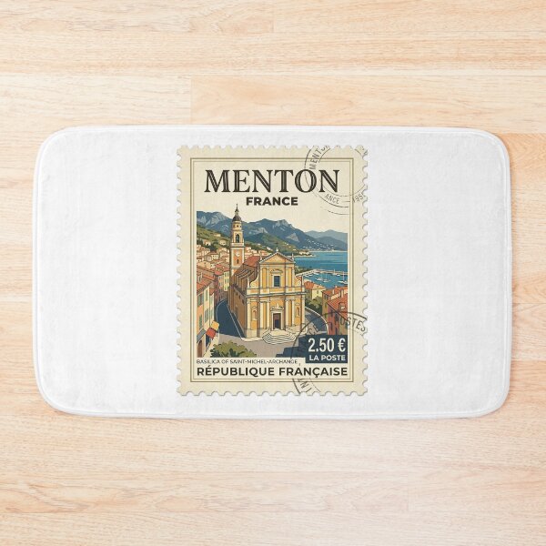 Item preview, Menton France Travel Stamp Saint Michel Archange designed and sold by k3rstman1.