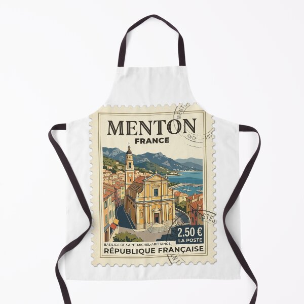 Item preview, Menton France Travel Stamp Saint Michel Archange designed and sold by k3rstman1.