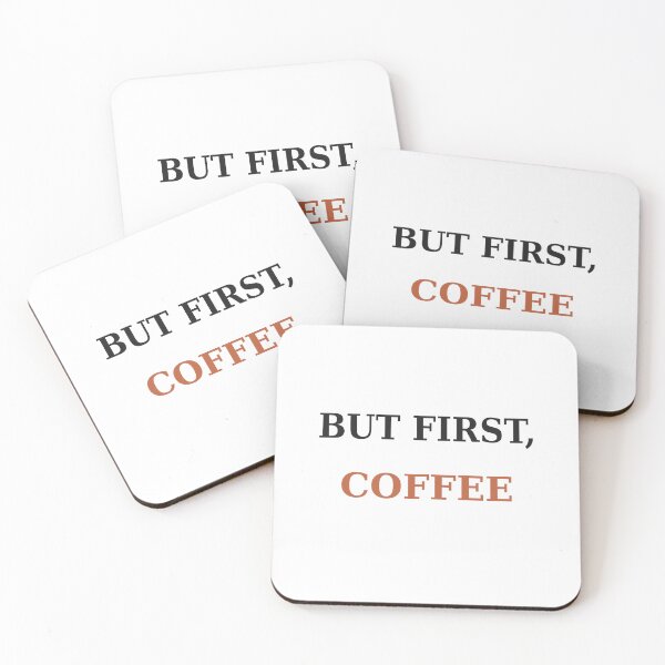 Item preview, But First Coffee — Funny Coffee Lover Quote designed and sold by JDA-Shop.