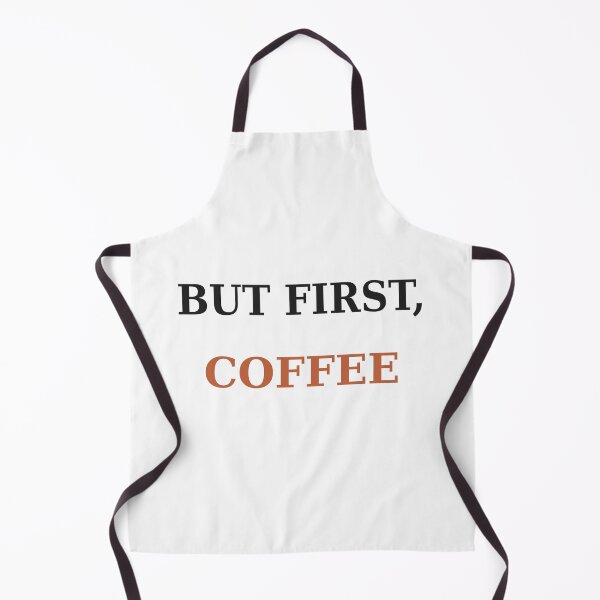 Aperçu de l'œuvre But First Coffee — Funny Coffee Lover Quote créée et vendue par JDA-Shop.