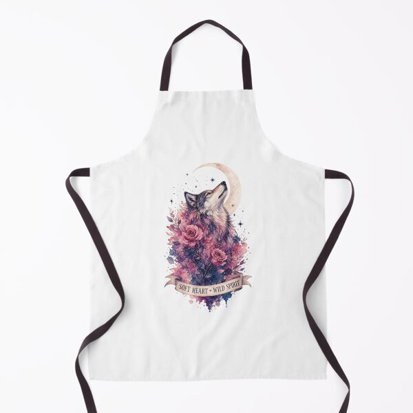 Item preview, Feminine Wolf Moon Botanical Wildlife Art designed and sold by AMICO77.