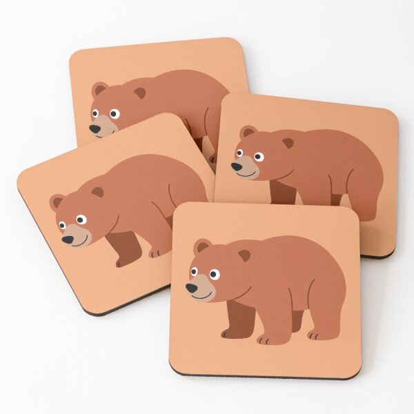 Item preview, Cute Brown Bear Cute Cartoon Grizzly Bear designed and sold by SolutionsArt.