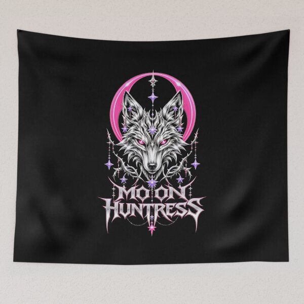 Item preview, Feminine Wolf Moon Botanical Wildlife Art designed and sold by AMICO77.