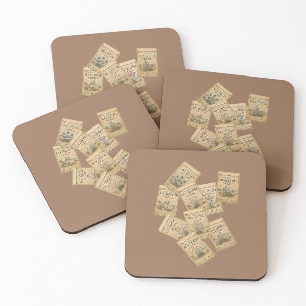 Item preview, Vintage Seed Packets PRINT ONLY NOT REAL- Coastal Wildflowers Series 001-009 - 1-part arrangement designed and sold by Beachy.