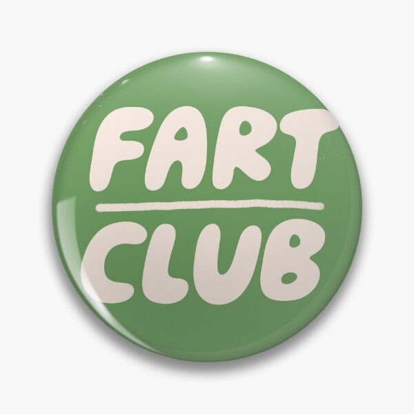 Item preview, Fart Club Badge (Green) designed and sold by yellowflowerhut.